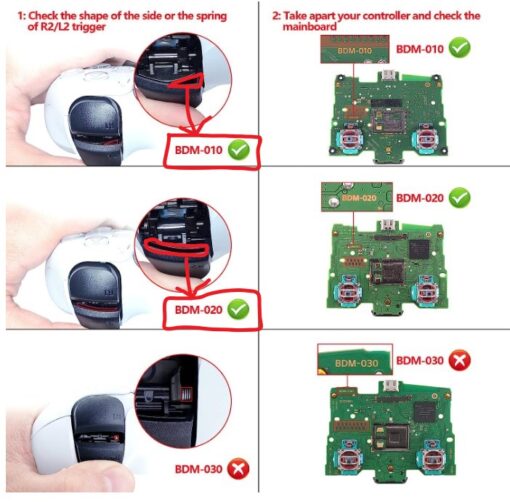 PRO CLICK FACE BUTTONS KIT FOR PS5 CONTROLLER BDM-010/020 Extreme Rate