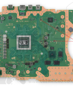 PS5 SBV F7002 IC Step-Down Converter IC. This is a common issue when the F7002 fuse has blown.