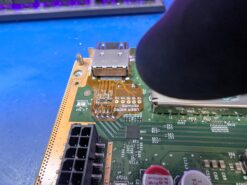 Xbox series x, Xbox series x HDMI port replacement ,Lifted pads, Missing pads, Running trace wire, Trace repair, Uber Micro Repairs, Xbox Series X HDMI TRACE FIX FLEX